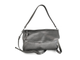 (АРТИКУЛ: 9224/1/22) СУМКА ЖЕНСКАЯ, НЕБОЛЬШАЯ, НАТУРАЛЬНАЯ КОЖА, СЕРАЯ С НЕБОЛЬШИМ БЛЕСКОМ "ГРАФИТОВАЯ", ДВА ОТДЕЛЕНИЯ, С ДВУМЯ ПЛЕЧЕВЫМИ РЕМНЯМИ