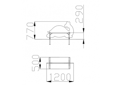 1522 Скамья «Черепаха»