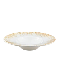 Тарелка для пасты d=280 мм.  400 мл. светло-бежевая Ирис BONNA