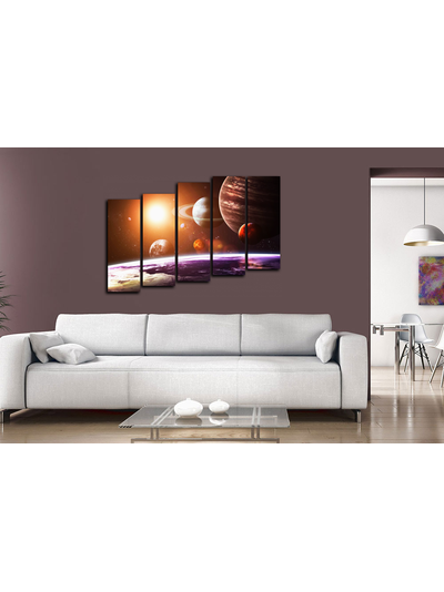 Модульная картина "Прекрасная галактика"