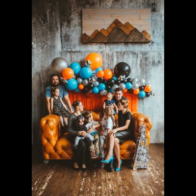 Оформление детского дня рождения в стиле космос № 1455