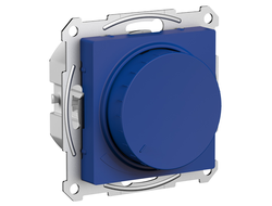 Светорегулятор поворотный 400 Вт, аквамарин, серия AtlasDesign