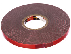 Скотч двухсторонний 6мм* 33м 3М серый