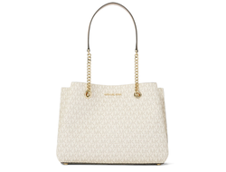 Сумка сэтчел Michael Kors Teagen белая