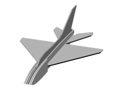 Модель самолетика МИГ-21для МК