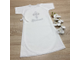 Именная крестильная рубашка для мальчика (распашная спереди): 100% хлопок - теплая фланель или стандарт сатин, кружево, цвет вышивки на выбор, размеры от рождения до 1 года, вышиваем ваше имя