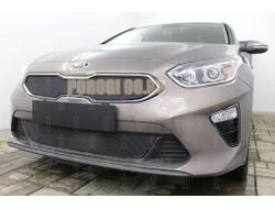 Защита радиатора KIA Ceed III 2018- black низ