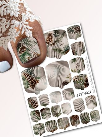 Мини пленки для педикюра LIT-003