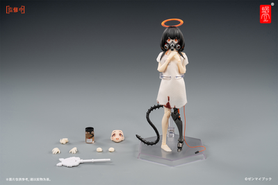 Девочка-киборг (с маской) - Коллекционная фигурка 1/12 SCALE three wise monkeys 03 speak no evil (06975212920412) - Snail Shell