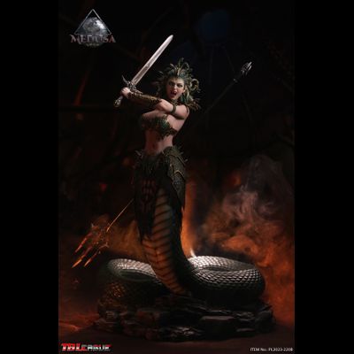 Медуза Горгона (Золотая версия) - Коллекционная фигурка 1/6 Medusa Golden (PL2023-220B) - TBLeague