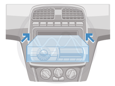 Установка головных устройств (автомагнитол)