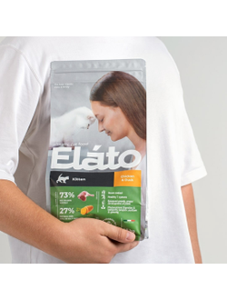 Elato (Элато) корм для котят с курицей и уткой 1,5 кг