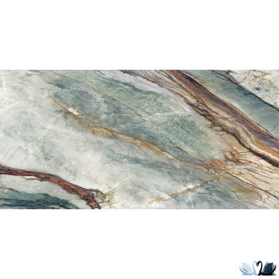 Керамогранит Ocean Ceramic Magic green 80 x 160 см зеленый полированный