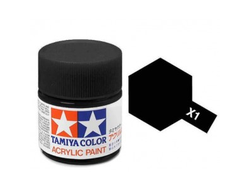Tamiya: Краска акриловая X-1 "Black"