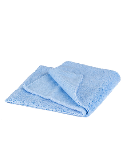 Edgeless380 Microfiber towel 40x40cm, 380gsm, светло-синий, микрофибровое полотенце.