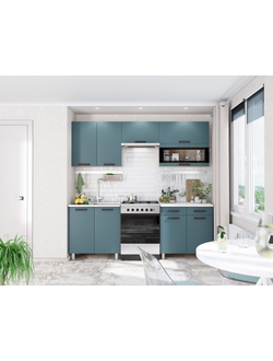 Кухня "Контемп" (Domani) индиго