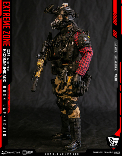 Агент Хью Лафройг (SCP Overlord) - КОЛЛЕКЦИОННАЯ ФИГУРКА 1/6 EXTREME ZONE Agent HUGH LAPHROAIG (EBS002) - DAMTOYS