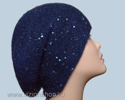 Визио Vizio Италия берет 6157 синий цвет 7