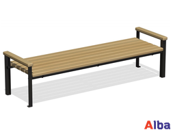 уличная скамейка без спинки