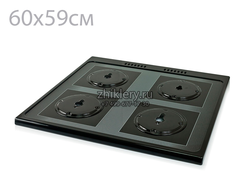 Стол газовой плиты GEFEST 1500 К32, черный (1500.07.0.000-04)