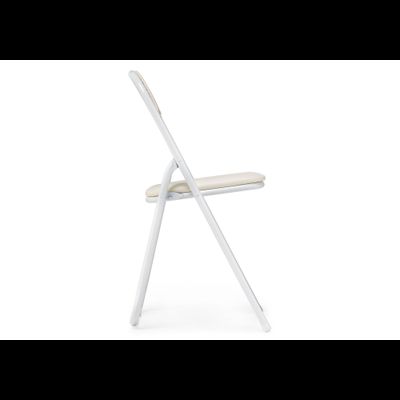 Стул на металлокаркасе Fold 1 складной white