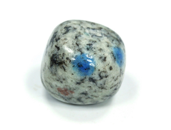 Азурит в альбите, "Пакистанская яшма К2", галтовка, Пакистан (21*20*18 мм, 16,4 г) №26489