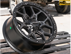 Комплект дисков R17 8,5J ET+20 6*139,7 PDW Scout Черный с полированными лучами под лаком (R652)