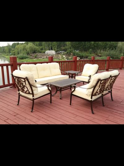 Комплект для отдыха из литого алюминия Venice.фото