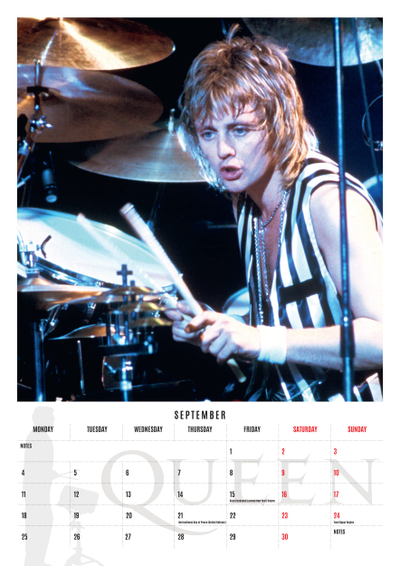 Queen Official Календарь 2023, перекидные календари 2023, Queen Calendar 2023, Intpressshop