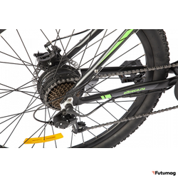 Электровелосипед Eltreco XT 600 Pro (Серо-зеленый)