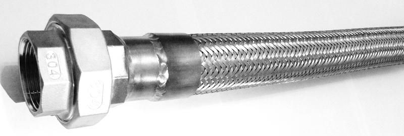 РВД Рукав высокого давления металлорукав из нержавейки 304 разъемное соединение американка (сгон) из