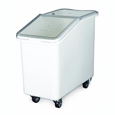 Контейнер для продуктов передвижной с полностью прозрачной крышкой 102 л