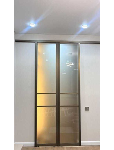 перегородка из комбинированного стекла