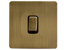 Переключатель 1-клавишный T&J Electric Ultimate II Antique Bronze