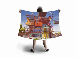 Флаг большой Привет Сосед/ Hello Neighbor №12