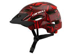 Шлем Cairbull 46 Joytrack c задн. фонарем, 50-57 см, черно-красн.