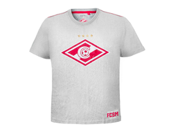 Футболка ФК СПАРТАК cерая (р.M) 110320