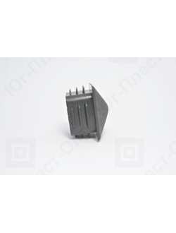 Заглушка для труб домик 40х40 мм пластиковая