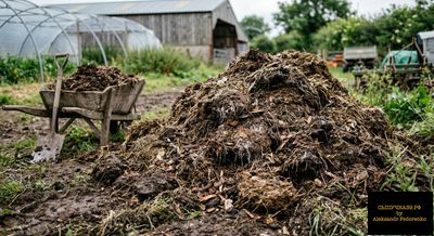 отработанный грибной субстрат
