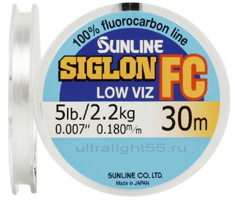 Флюорокарбон Sunline Siglon FC Clear 0,330 мм / 30 м