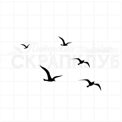 ФП штамп &quot;Птицы заката&quot;