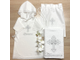 Тёплый набор "Светлое Таинство": рубашка, махровое полотенце 70х140 см., мешочек для хранения, можно вышить имя