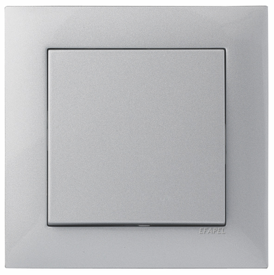 Рамка Logus 90 акварель, 1 пост, алюминий - Efapel 90910 TAL