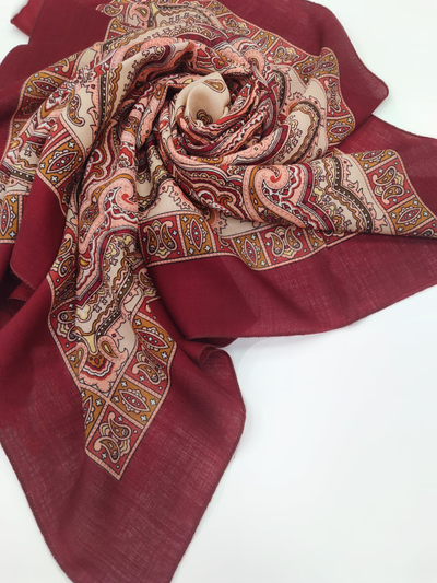 Павловопосадский платок Искорка 1077-5