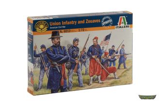 6012. Union Infantry and Zouaves (American Civil War) (1/72 )