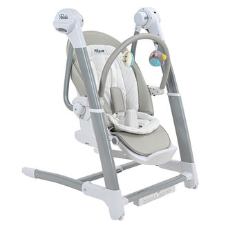 Стульчик для кормления 3в1 Pituso Triola Light Gray/Светло-серый