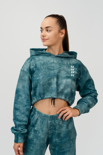 Худи NEBBIA RE-FRESH WOMEN’S CROP HOODIE 591 Зеленая