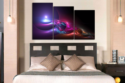 Модульная картина "Блики лучей"