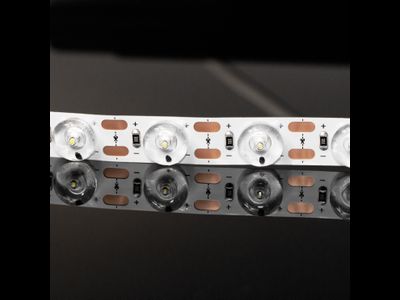 Светодиодная лента 3030 48LED/m White 24V IP33 Lens 160 Линзованная