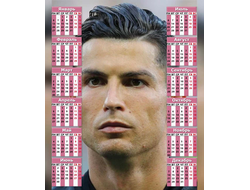 Календарь настенный Криштиану Роналду, Cristiano Ronaldo №32